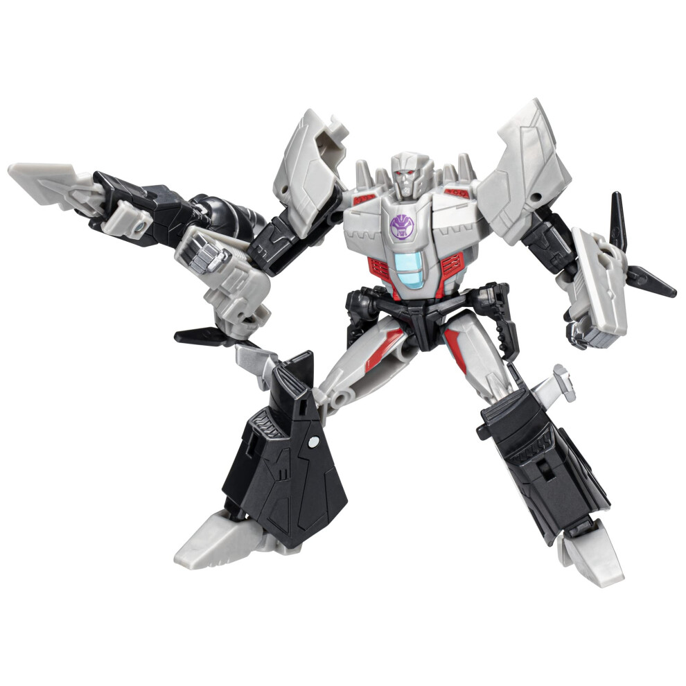 Transformers Toys Earthspark Warrior Class Megatron, 12.5-Cm Action Figure, Robot Toys For Children Aged 6 And Up