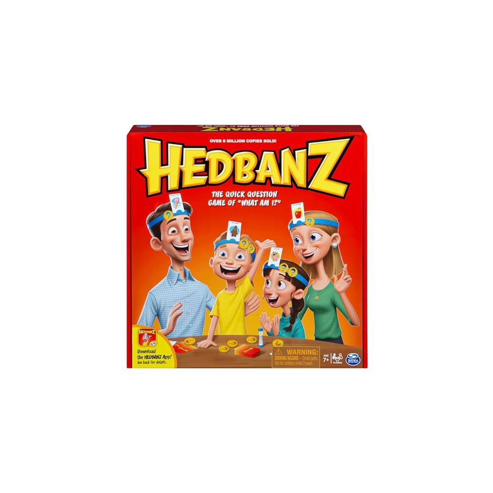 Games 6038149 - Hedbanz, Quick Question Family Guessing Game for Kids and Adults (Edition May Vary)