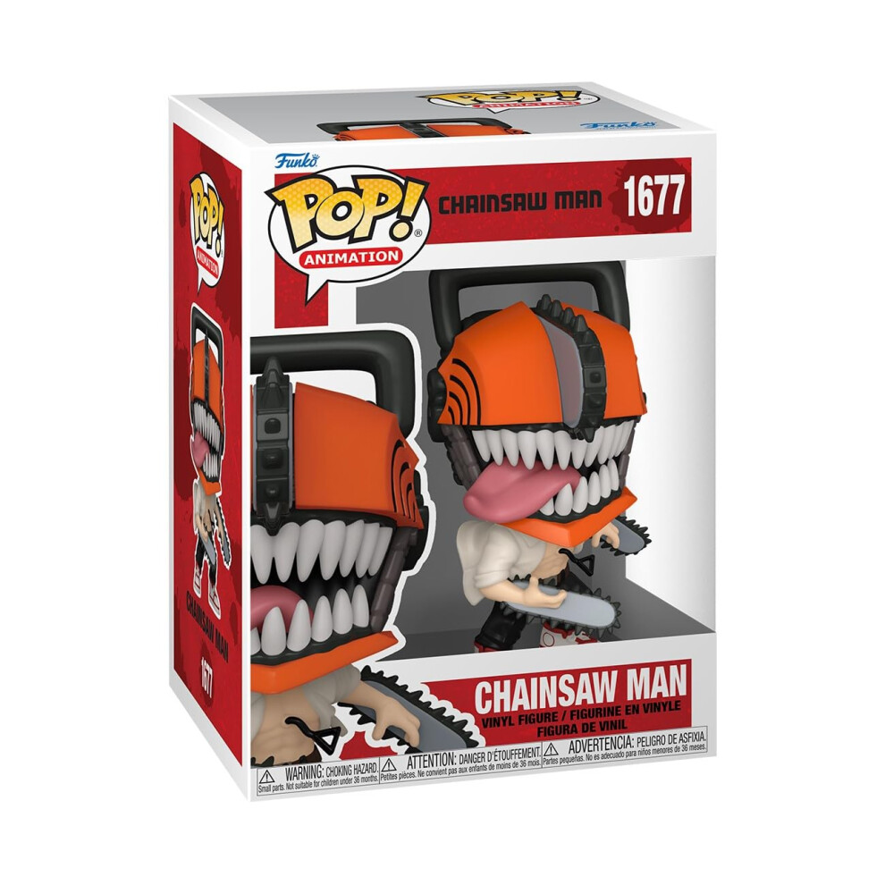 Funko Pop! Animation - Csm - Chainsaw Man - 1/6 Odds For Rare Chase Variant - Bloody - Collectable Vinyl Figure - Gift Idea - Official Merchandise - Toys