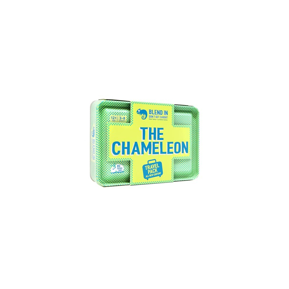 Chameleon Travel: The Award-Winning Spot-the-Imposter Game in a Travel Friendly Tin with 20 new topics