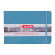 Carnet de Croquis - 21 x 14,8cm - 80 hojas - 140g - azul lago - Royal Talens