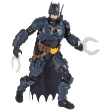 DC Comics, Batman Adventures, Batman Action Figure with 16 Armour Accessories, 17 Points of Articulation, 30cm, Super Hero Kids' Toy for Boys and