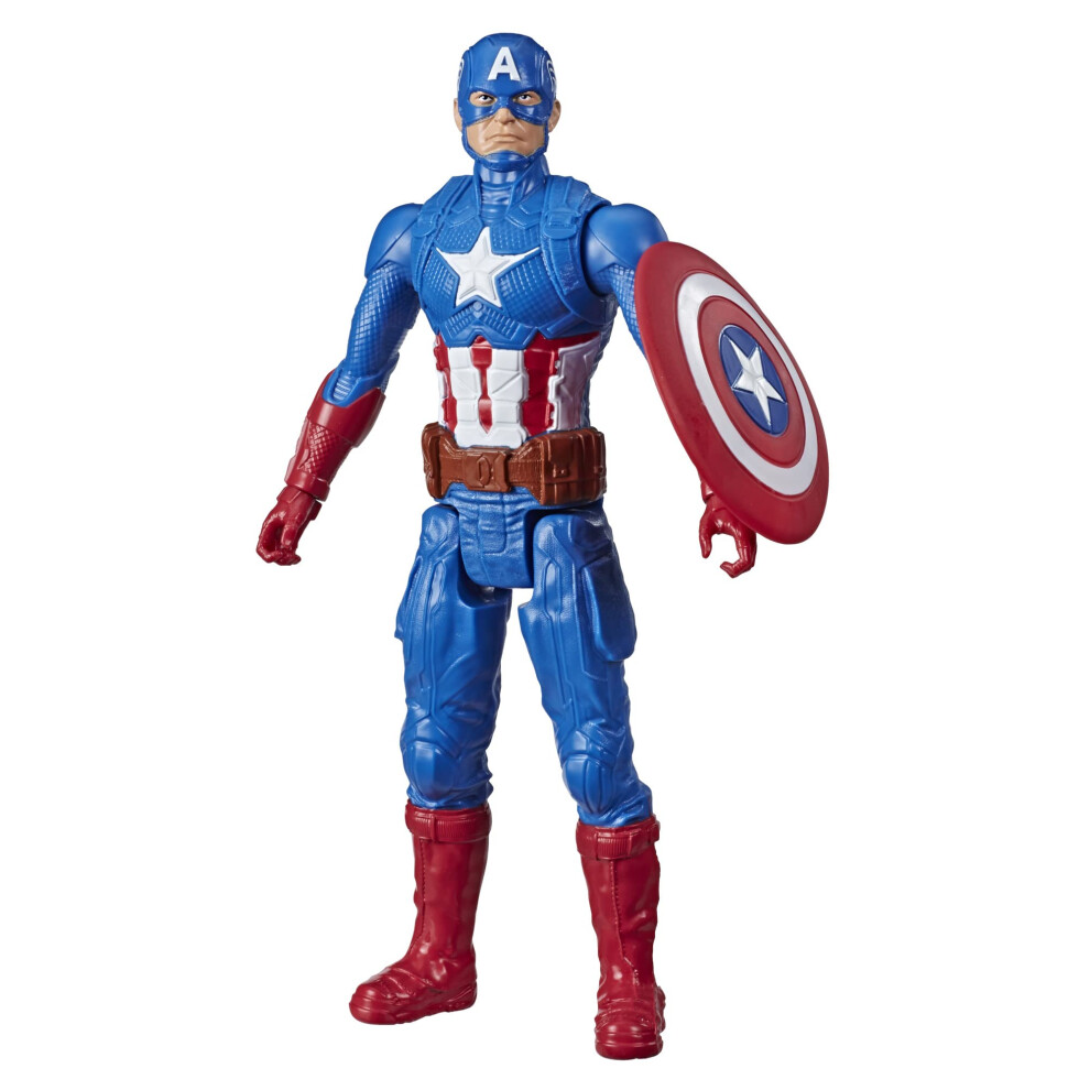 Marvel Avengers Titan Hero Series Captain America 12â Action Figure