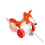 Janod J08191 Wooden Pull-Along Animal, Fox - Plush Soft Toy 2