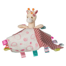 Taggies Stuffed Animal Lovey Security Blanket with Sensory Tags, 33.02 x 33.02 cm, Tilly Giraffe