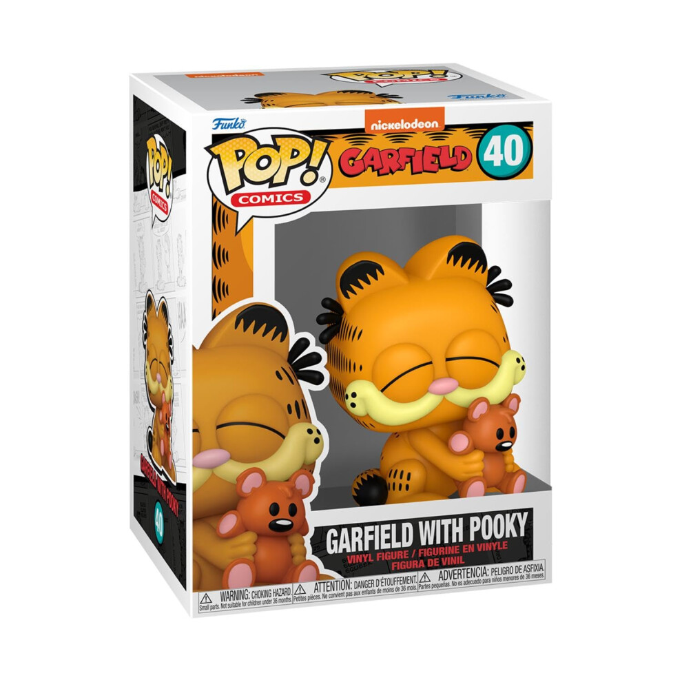 Pop! Comics: Garfieldâ Garfield With Pooky - Collectable Vinyl Figure - Gift Idea - Official Merchandise - Toys for Kids & Adults - Cartoons Fans -