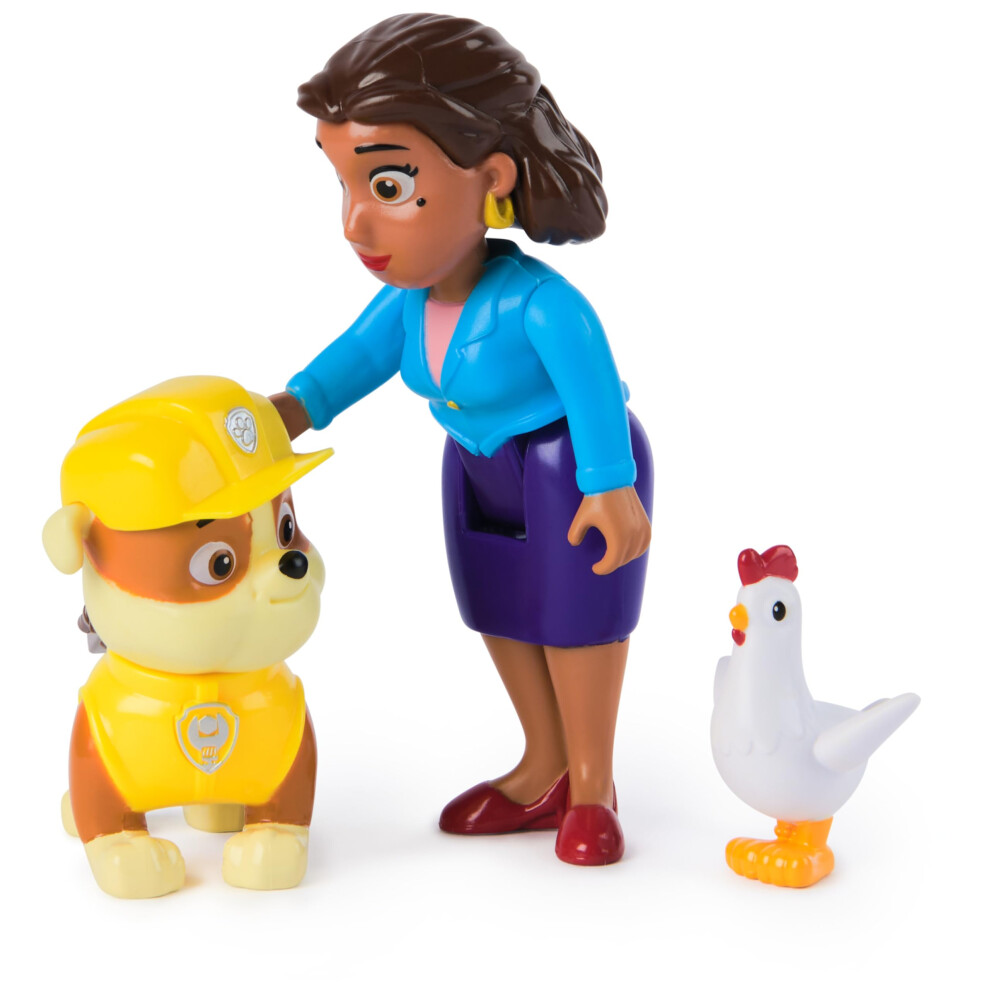 Rubble, Mayor Goodway and Chickaletta Figures, Kids' Toys for Boys and Girls Aged 3 and Up