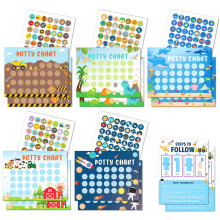Potty Training Reward Chart for Toddler with 315 PCS Potty Training Stickers 17 PCS Potty Chart for Boys Reward Stickers for Kids Toilet Training