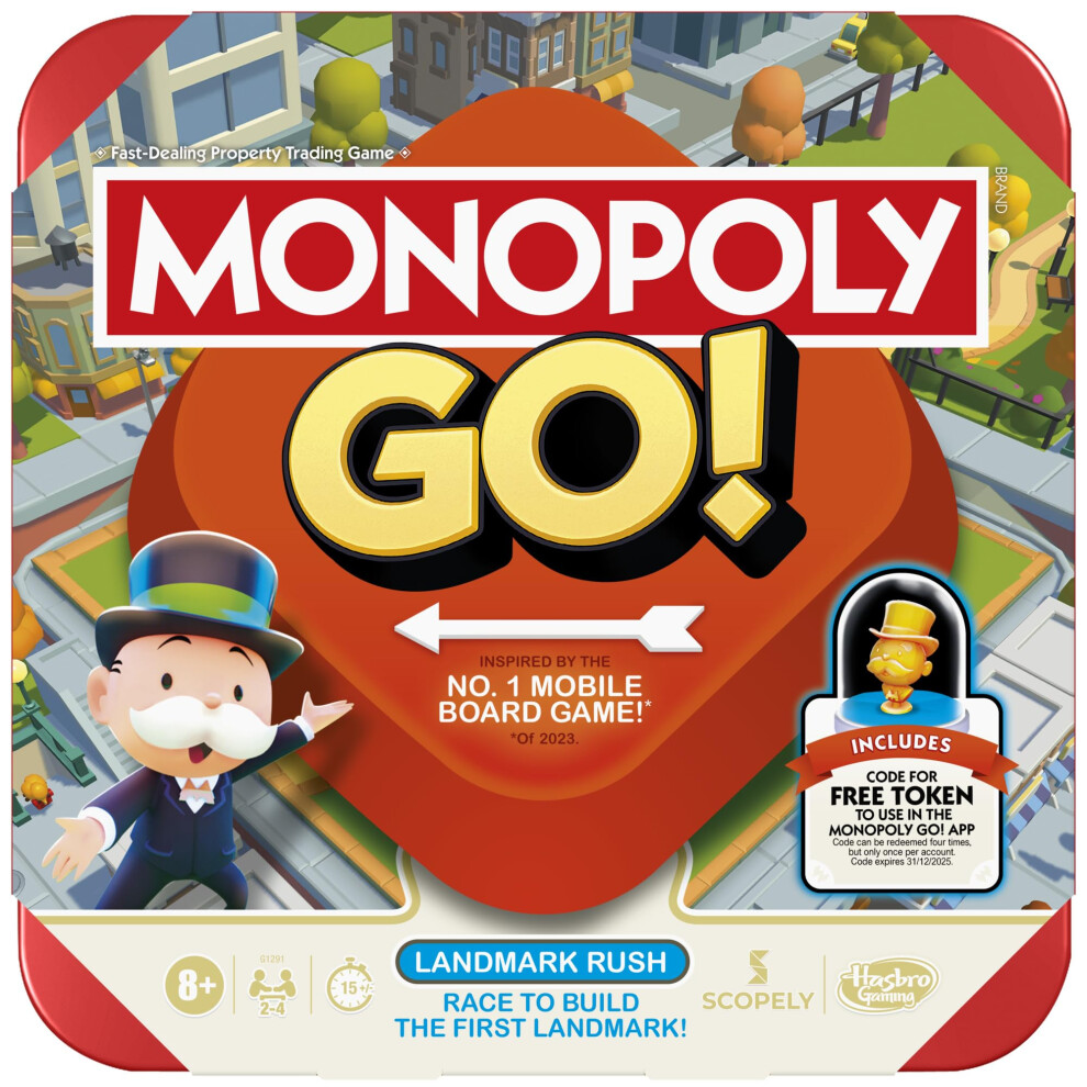 Monopoly Go! Board Game - English Version