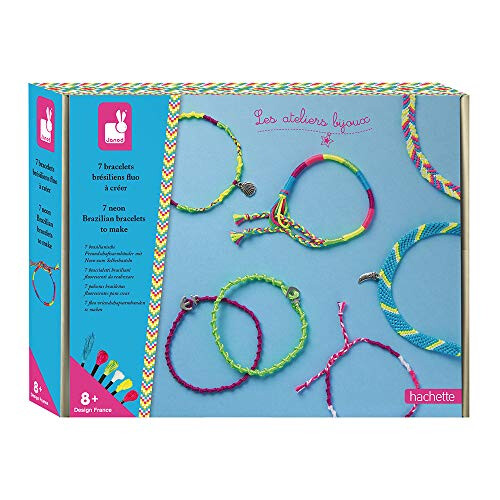 Janod 7 Braccialetti Brasiliani Fluo da creare