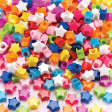 AR290 Star Beads (Pack of 400) for Kids Jewellery to Make & Decorate Arts & Crafts Supplies