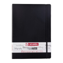 A4-skissbok (21x29,7cm) - 80 ark - svart - Royal Talens