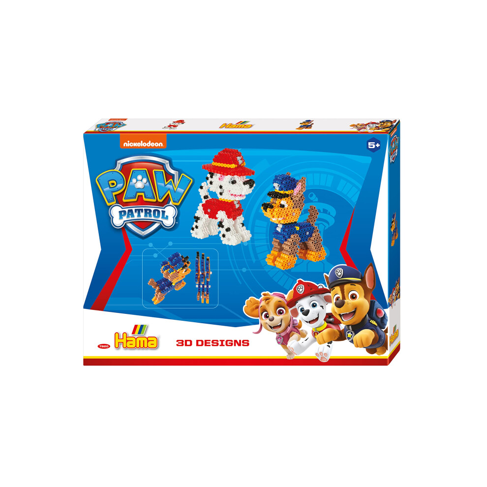 Beads Paw Patrol Set, Arts and Crafts Beads for Children Ages 5+, Official Hama Beads Paw Patrol Set