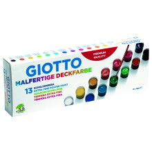 Extra Fine Poster Paint Set for Kids, 13 x 18ml Pots of Assorted Colours, Ideal for Children, Parties and Schools