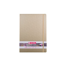 Cuaderno de bocetos A4 - 21 x 29,7 cm - 80 hojas - 140g - Oro blanco - Royal Talens