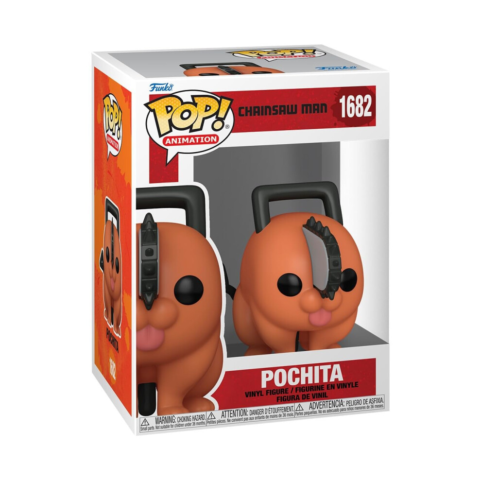 Funko Pop! Animation: Csm - Pochita - Chainsaw Man - Collectable Vinyl Figure - Gift Idea - Official Merchandise - Toys For Kids & Adults - Anime Fans