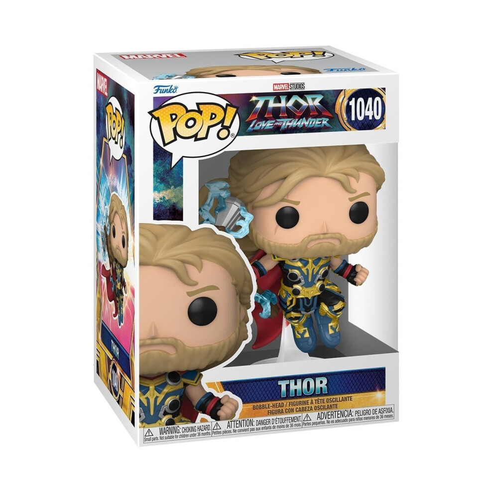 Pop! Marvel: Thor: Love and Thunder - Thor - Collectable Vinyl Figure - Gift Idea - Official Merchandise - Toys for Kids & Adults - Movies Fans -