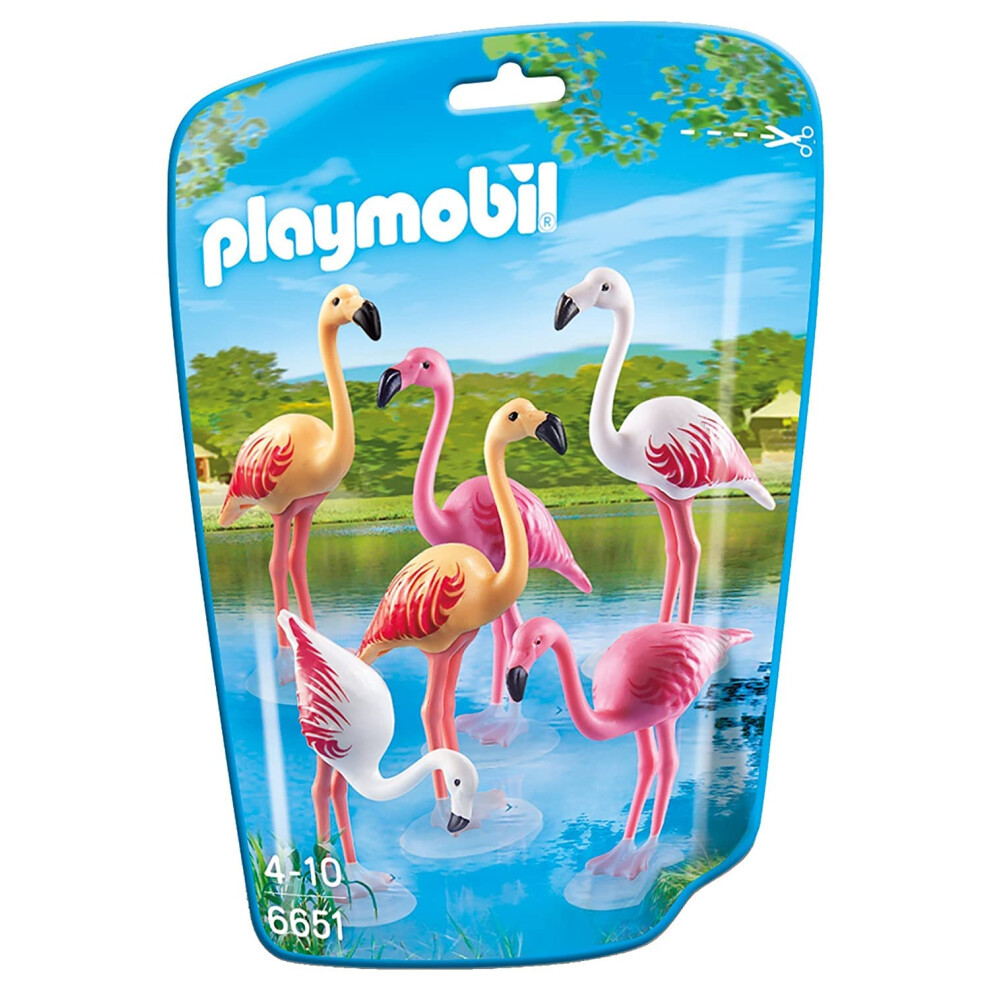 6651 City Life Flock of Flamingos, Fun Imaginative Role-Play, PlaySets Suitable for Children Ages 4+