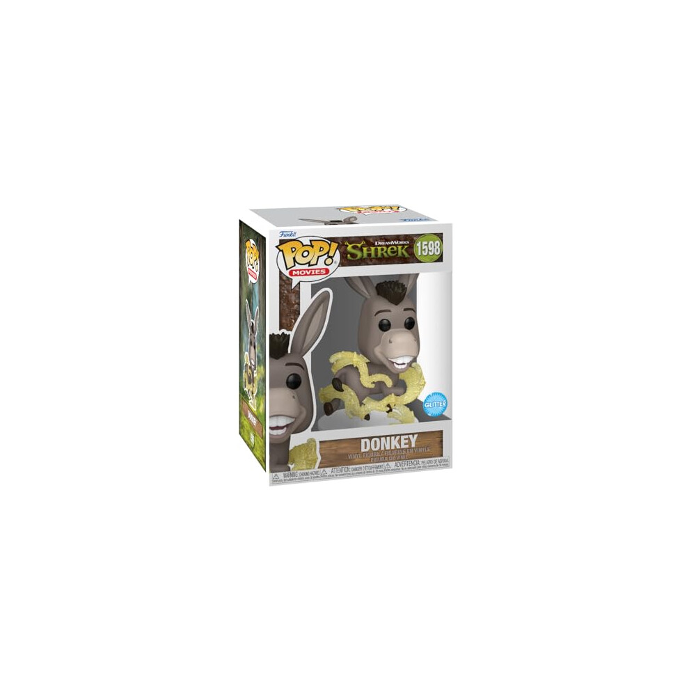 Pop! Movies: Shrek Dream Works 30th - Donkey - Collectable Vinyl Figure - Gift Idea - Official Merchandise - Toys for Kids & Adults - Movies Fans -