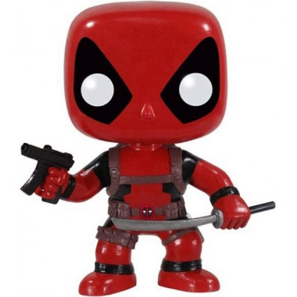 Marvel POP! Vinyl Deadpool With Gun and Sword - Collectable Vinyl Figure - Gift Idea - Official Merchandise - Toys for Kids & Adults - Comic Books