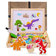 Dinosaur Magnetic Board Kids | Dinosaur Toys | Drawing Board Kids | Wooden Toys for 3 4 5 Year olds | Since 1795