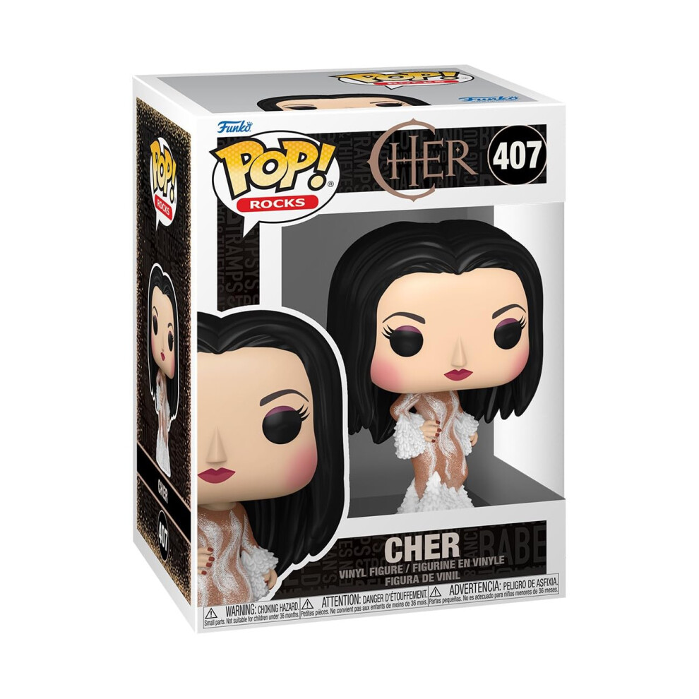 Pop! Rocks: Cher - (Met Gala 1974) - Collectable Vinyl Figure - Gift Idea - Official Merchandise - Toys for Kids & Adults - Music Fans - Model Figure