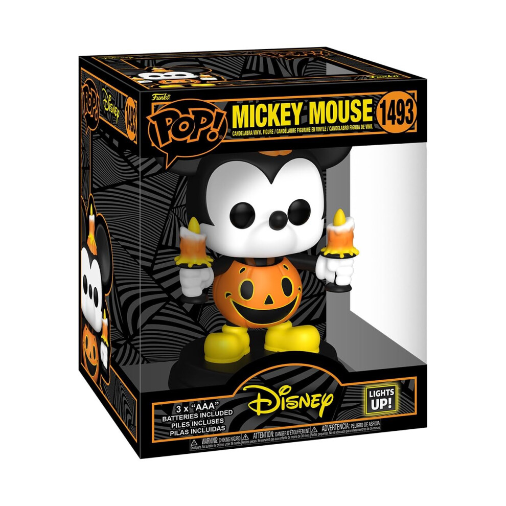 Pop! Super: Disney - Mickey Mouse - (SFX) Lights and Sounds - Collectable Vinyl Figure - Gift Idea - Official Merchandise - Toys for Kids & Adults -