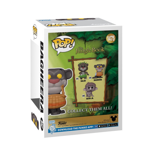 Funko Funko Pop! Disney: Das Dschungelbuch ? Bagheera mit Korb 2