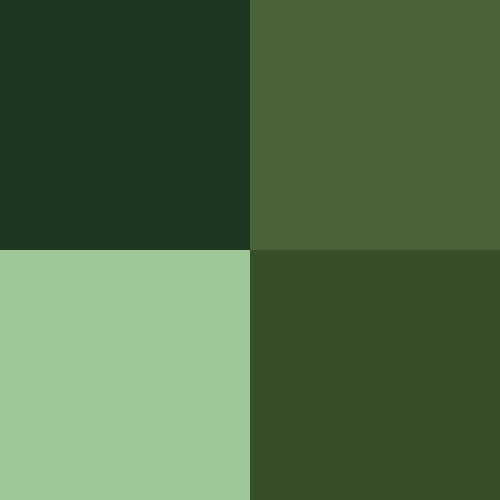 AV Game Color Set - Green Colors (x4) 2