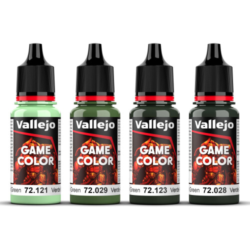 AV Game Color Set - Green Colors (x4) 1
