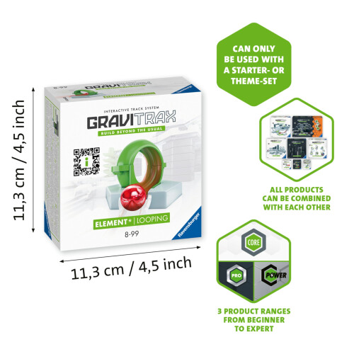 Ravensburger Gravitrax kogelbaan: Looping element 2