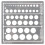 Tamiya 74150 Circle Stencil PE (3) 1-12.5 mm, Craft Tools, Model Making Accessories, 300074150 1