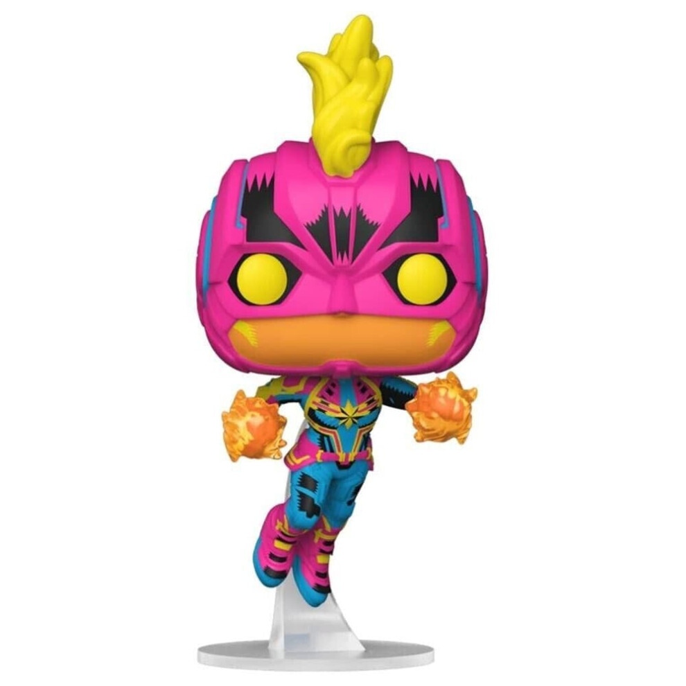 POP! Marvel: Black Light - Captain Marvel 908