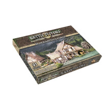 Battle Systems - Modular Fantasy Scenery - Perfekt til rollespil og krigsspil - Multi Level Bordplade terrn til 28 mm miniaturer - Farvetrykt mo