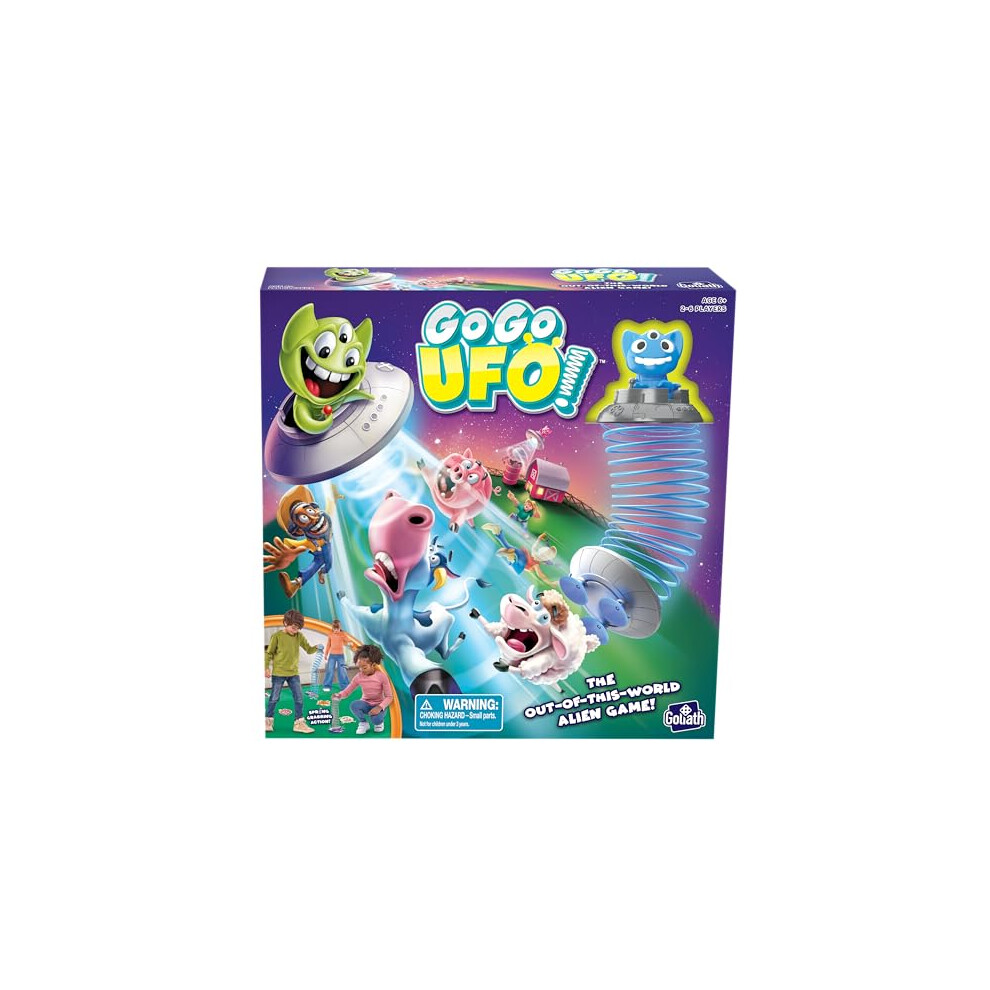 Games: Go Go UFO | The Out-Of-This-World Alien Game | Kids Action Game |For 2-6 Players | For Ages 6+