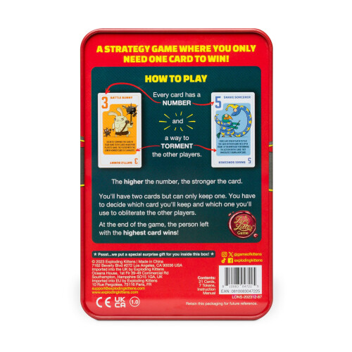 Exploding Kittens Presents Power Hungry Pets Tin - Board Game 1