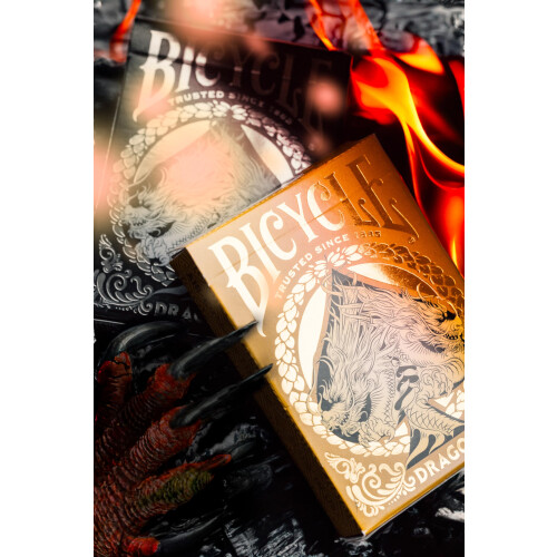 Bicycle Χρυσός Δράκος Premium Playing Cards, 1 Τράπουλα 1