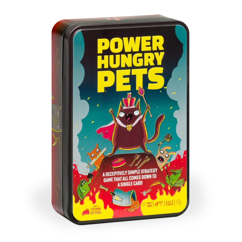 Exploding Kittens Presents Power Hungry Pets Tin