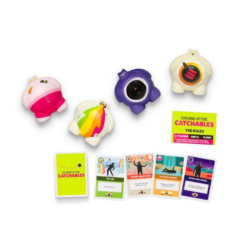 Exploding Kittens Presents Catchables 4-Pack - Board Game 2