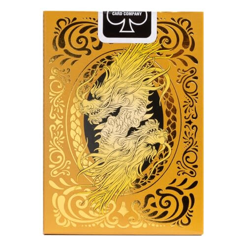 Bicycle Χρυσός Δράκος Premium Playing Cards, 1 Τράπουλα 2