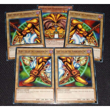 Exodia the Forbidden One - YuGiOh Legendary Decks II Yugi's God Card Complete Set LDK2-ENY04, LDK2-ENY05, LDK2-ENY06, LDK2-ENY07, LDK2-ENY08