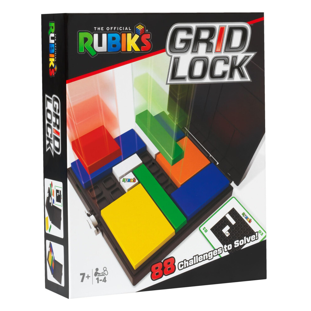 11402 Rubik's Gridlock Board Game, Multicolour