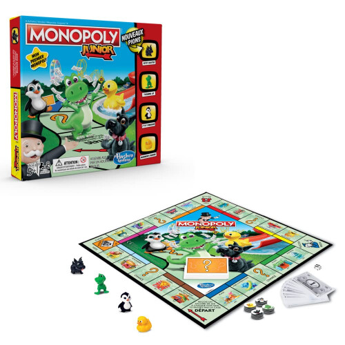 Monopoly Junior – Board Game for Children – Board Game – French Version Amazon Exclusive 2