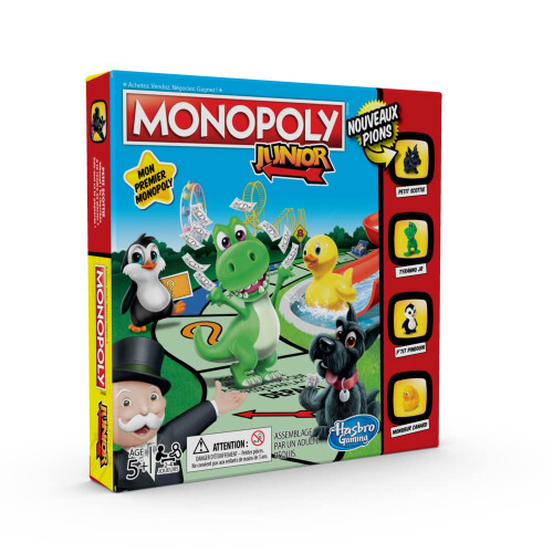 Monopoly Junior – Board Game for Children – Board Game – French Version Amazon Exclusive 1