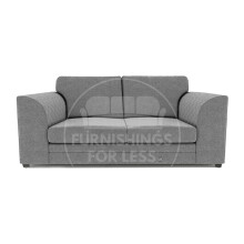 (Grey, 3 Seater) Quilted Chenille Fabric Fullback Corner Sofa Range