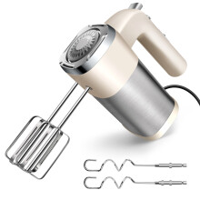 Electric Hand Mixer Electric Whisk with Eject Button,5 Speeds, 4 Stainless Steel Attachments For Baking