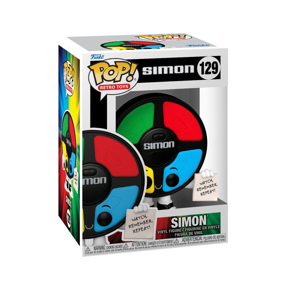 Pop! Vinyl: Simon - Logo - Simon - 1/6 Odds for Rare Chase Variant - Glow In the Dark - Collectable Vinyl Figure - Gift Idea - Official Merchandise -