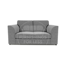 (Grey, 2 Seater) Quilted Chenille Fabric Fullback Corner Sofa Range