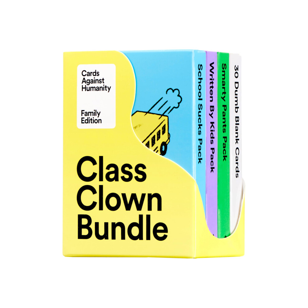 Family Edition: Class Clown Bundle | 3 Themed Packs + 30 Blank Cards