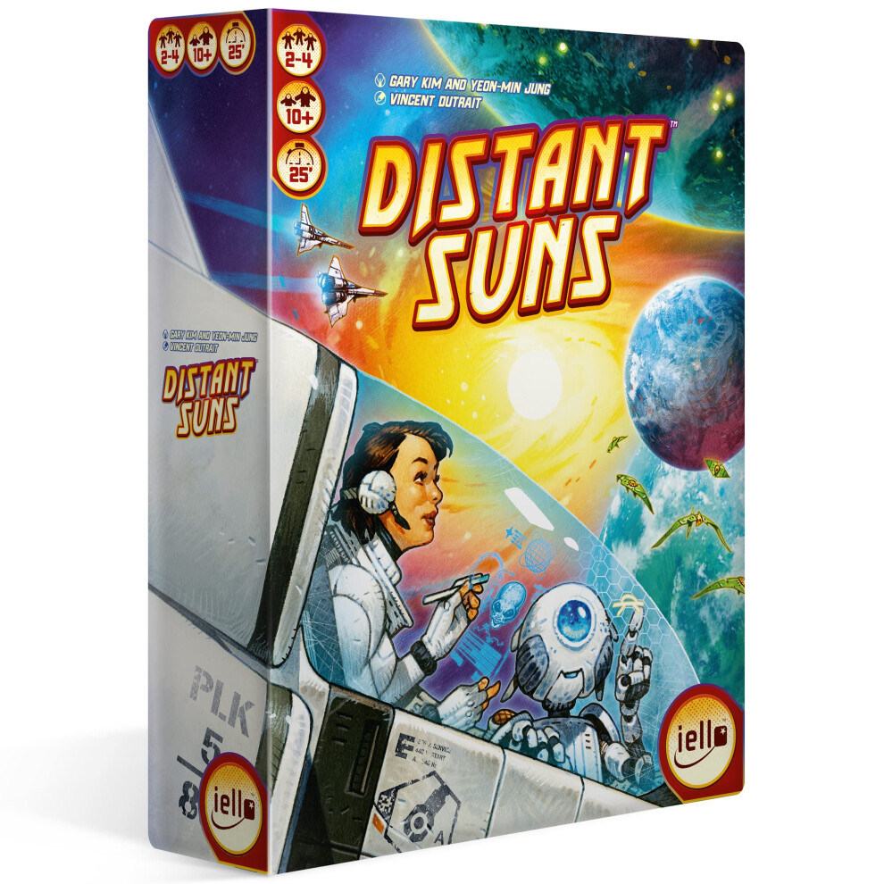 Iello ,Distant Suns,Board Game,Ages 10+,2-4 Players,25 Minutes Playing Time